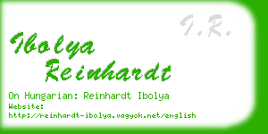 ibolya reinhardt business card